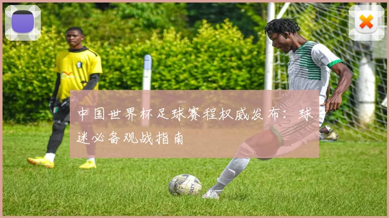 中国世界杯足球赛程权威发布:球迷必备观战指南